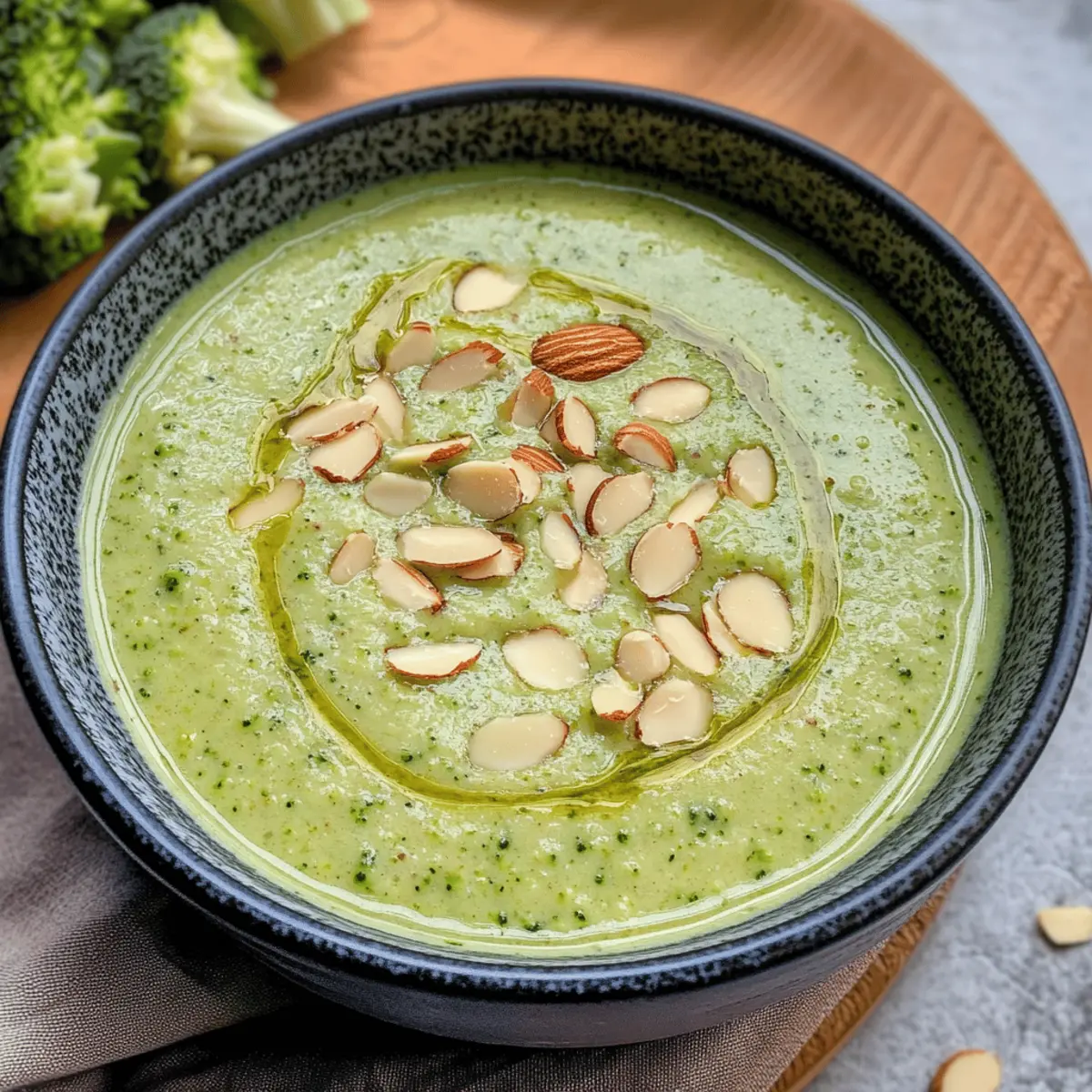 Cremige Brokkoli-Mandel-Suppe für jedes Zuhause