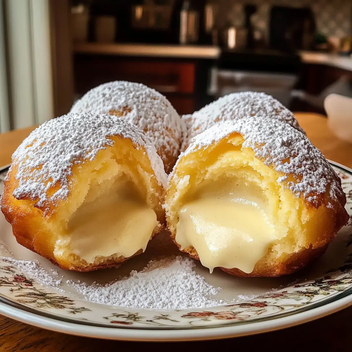 Bomboloni alla Crema: Fluffy italienische Krapfen