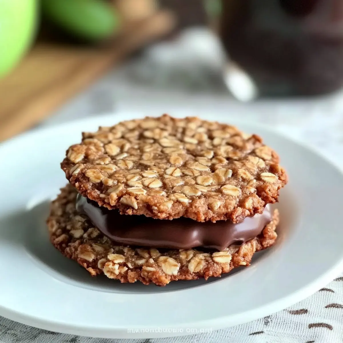 Oatmeal Lace Florentine Cookies für die Feiertage