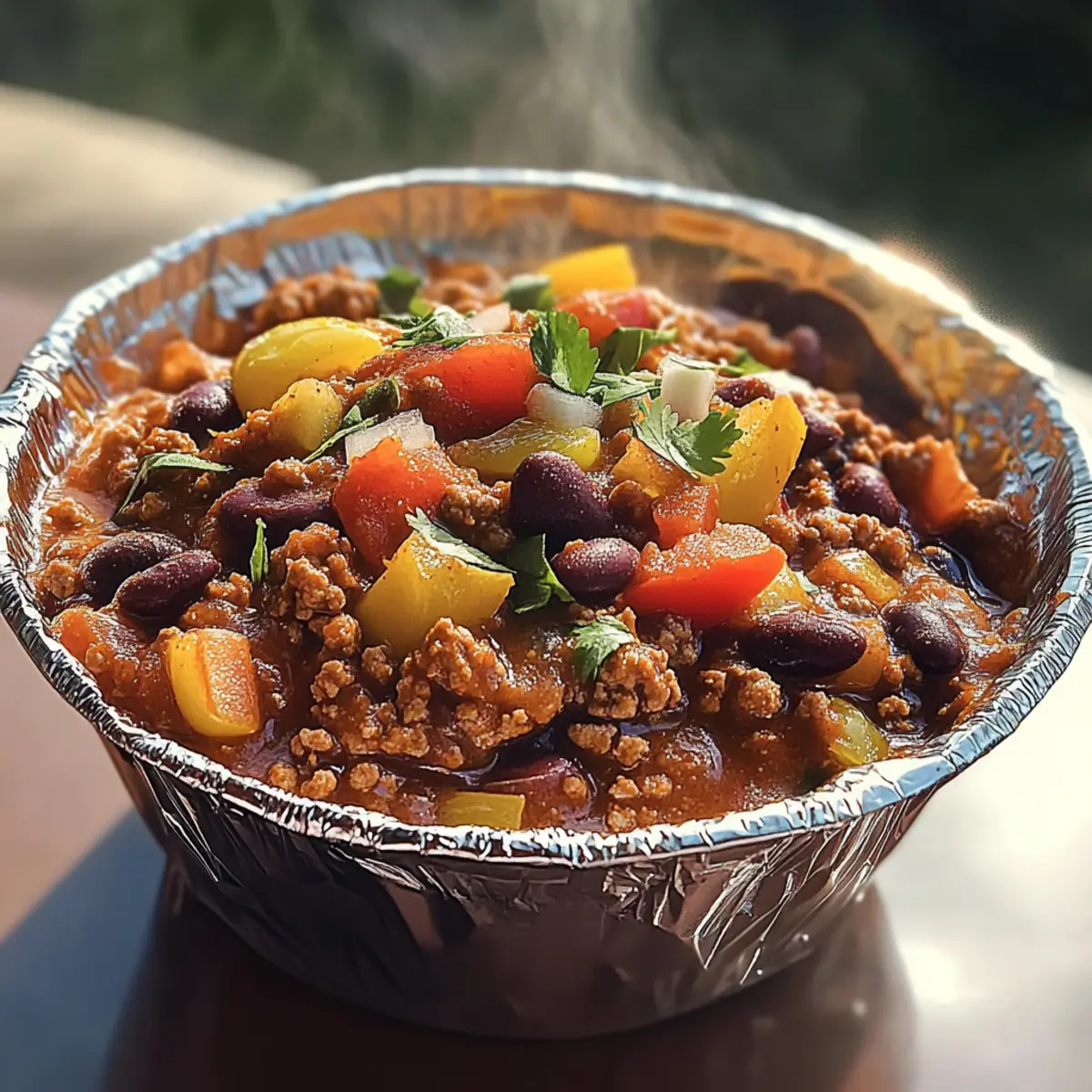 Lagerfeuer Chili in einem Beutel: Einfach & Lecker