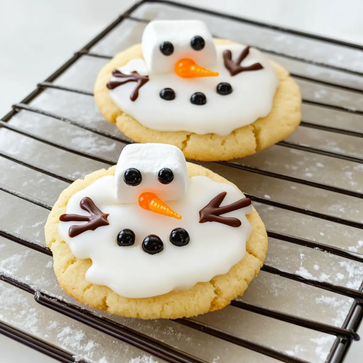 Schneemann-Plätzchen: Festliche, einfache Weihnachtskekse