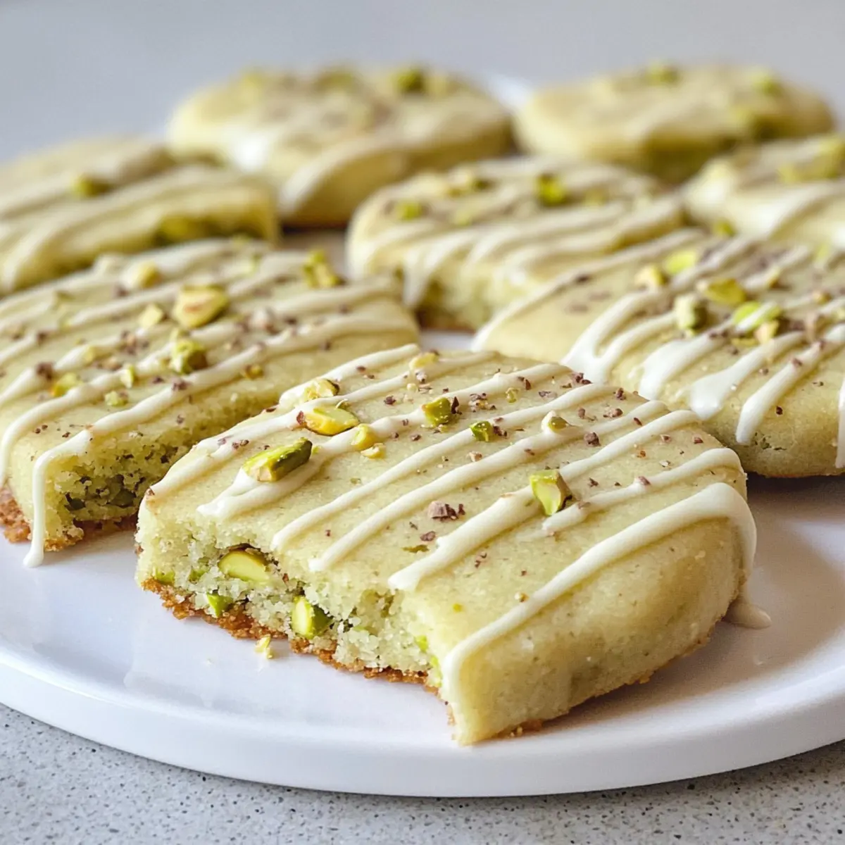 Pistazien-Shortbread ohne Ei im Handumdrehen