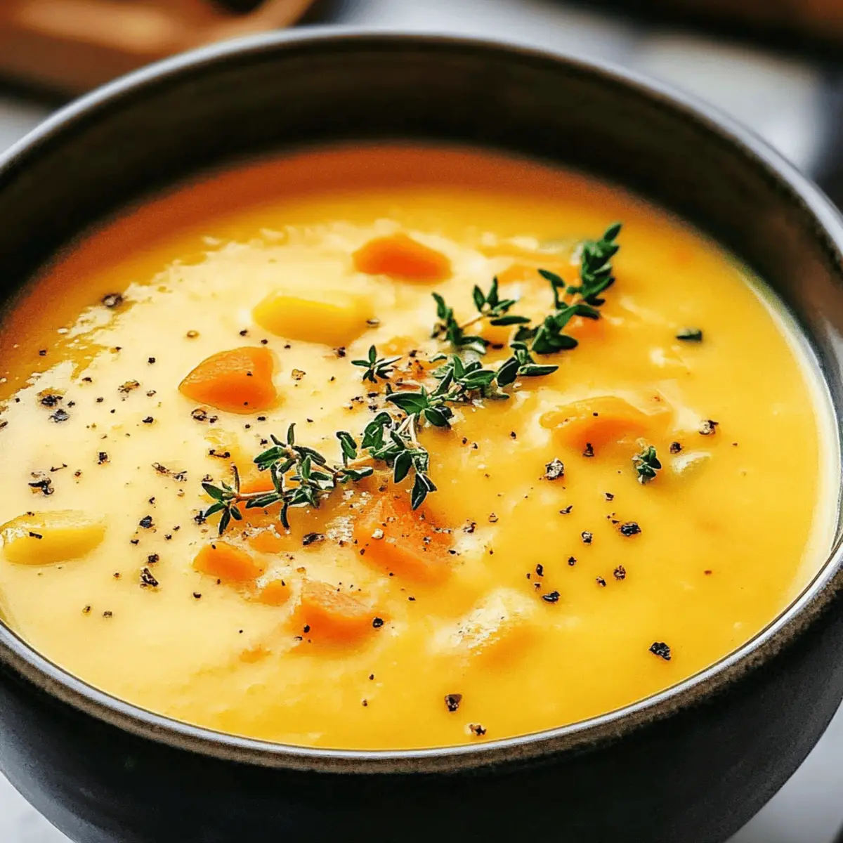 Samtige Möhren-Kartoffel-Suppe für kalte Tage