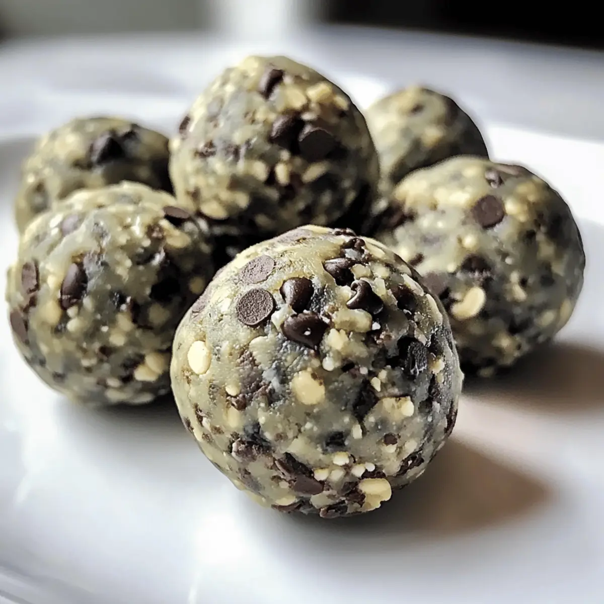 Minz-Schokoladenproteinbällchen einfach und gesund