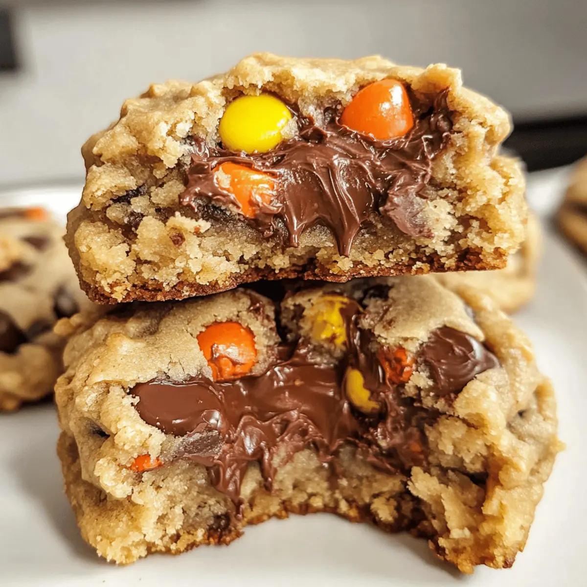 Der Ausstoß: Köstliche gefüllte Peanut Butter Cookies