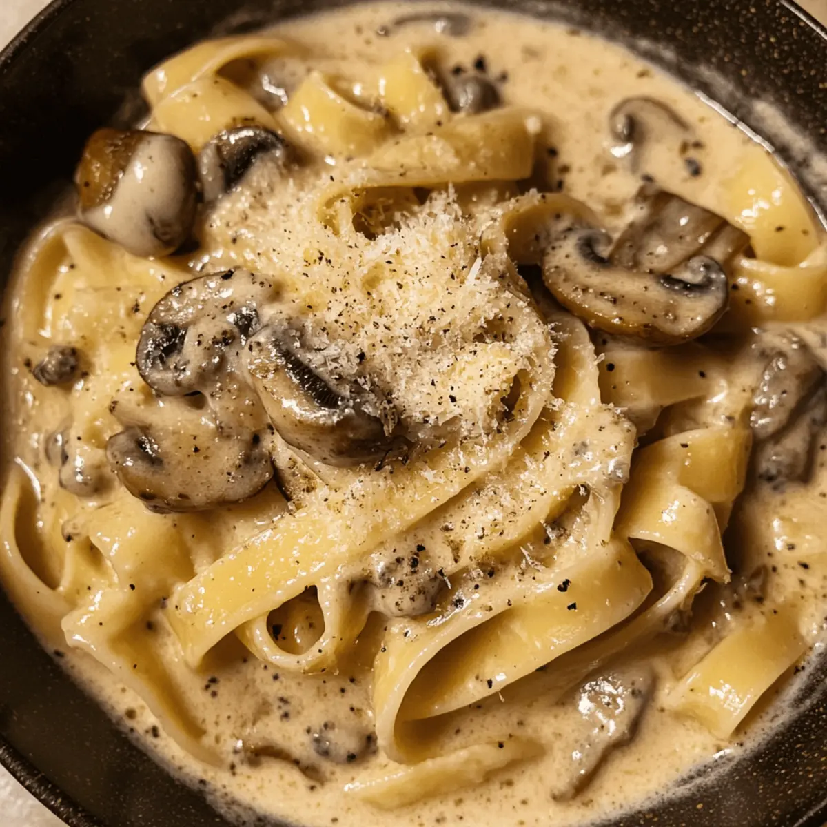 Himmlich cremige Gorgonzola Trüffelsoße