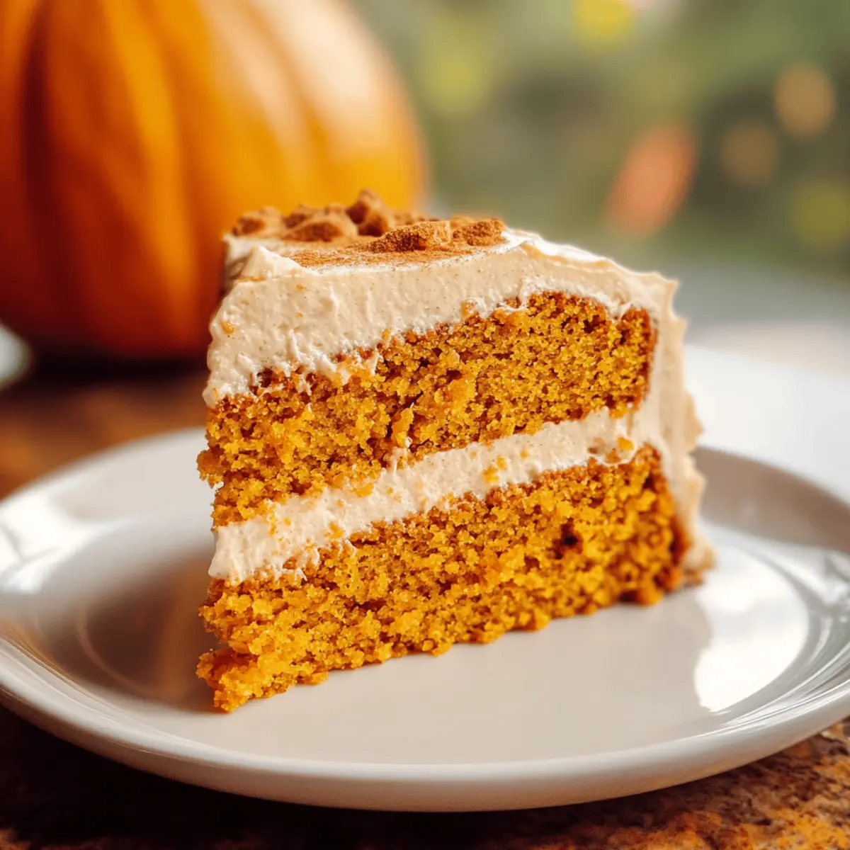 Köstlicher Kürbiskuchen mit Zimtcreme-Frosting