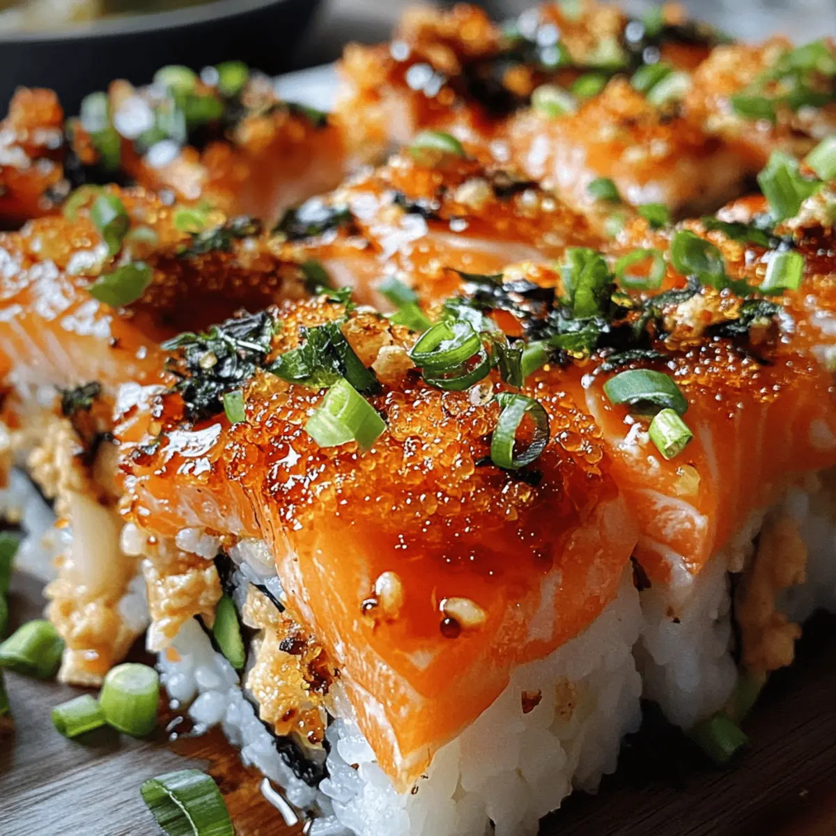 Würziger Lachs Sushi Auflauf einfach gemacht