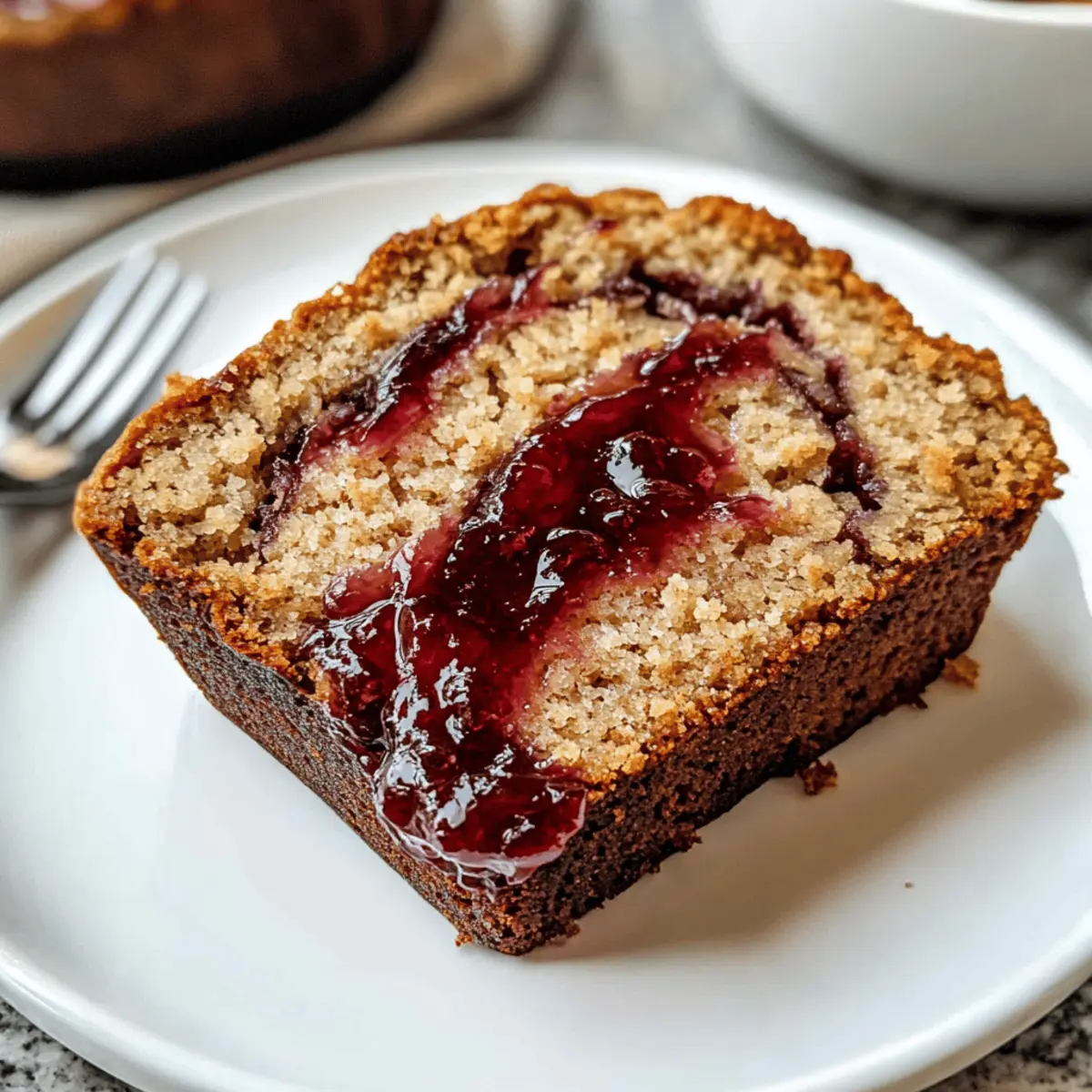 Der Ausgang: Nostalgisches Erdnussbutter-Bananenbrot