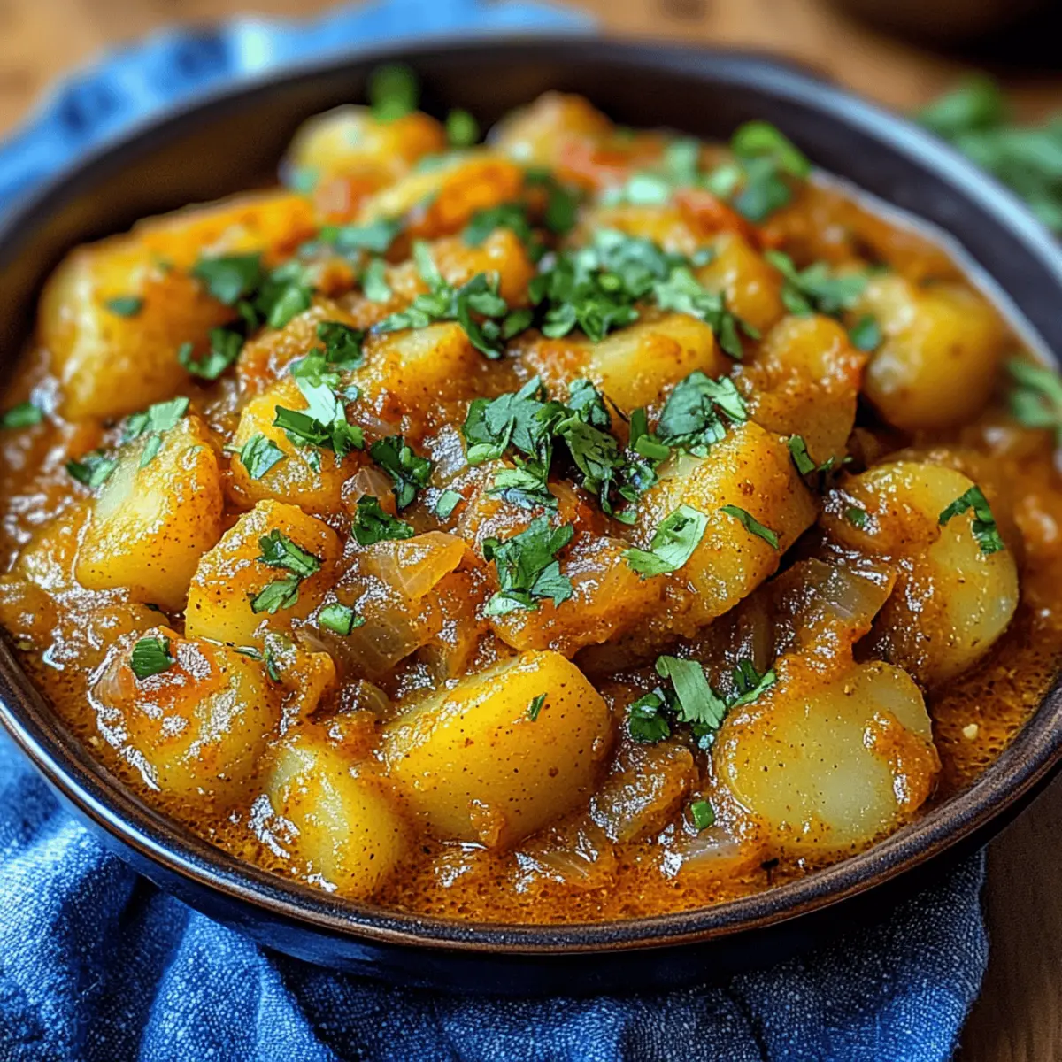 Würzige Dopiazeh Aloo: Herzhafter Kartoffel-Curry