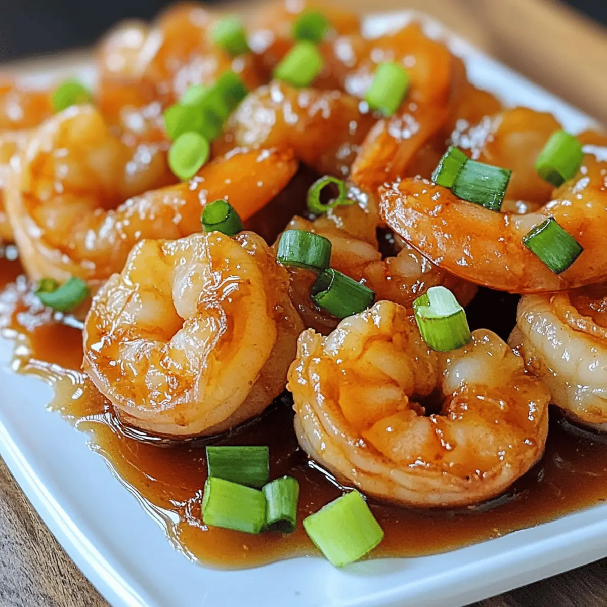 10-Minuten Honigknoblauch Garnelen schnell und lecker