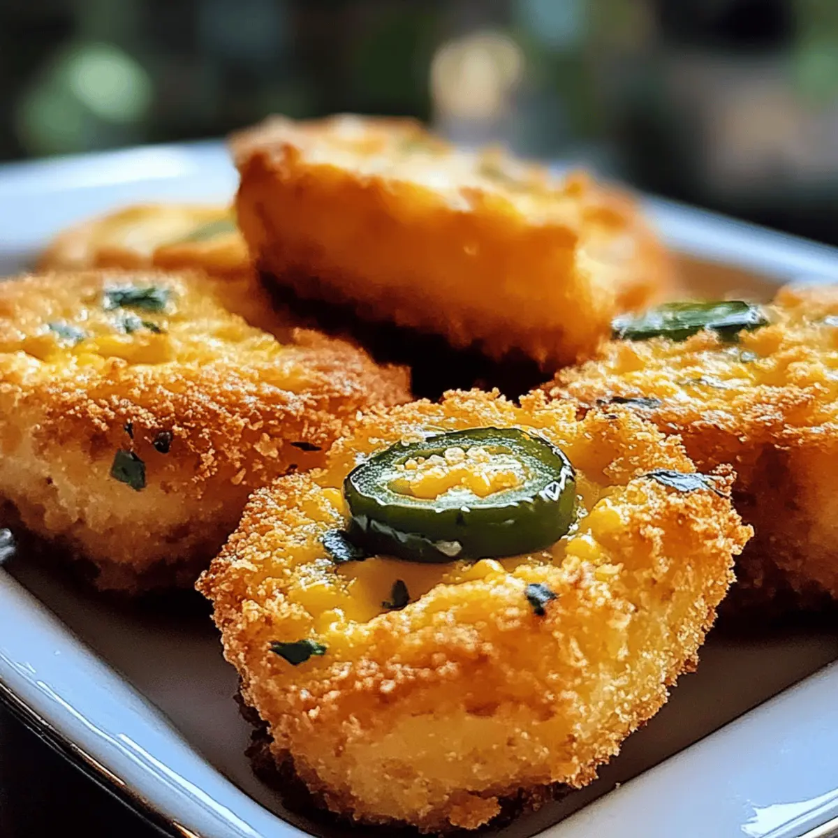 Jalapeño Cornbread Poppers zum Ausprobieren