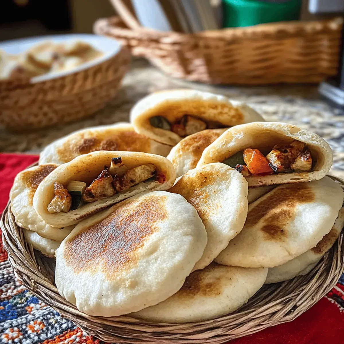 Moroccan Batbout: Deftige Pita vom Herd