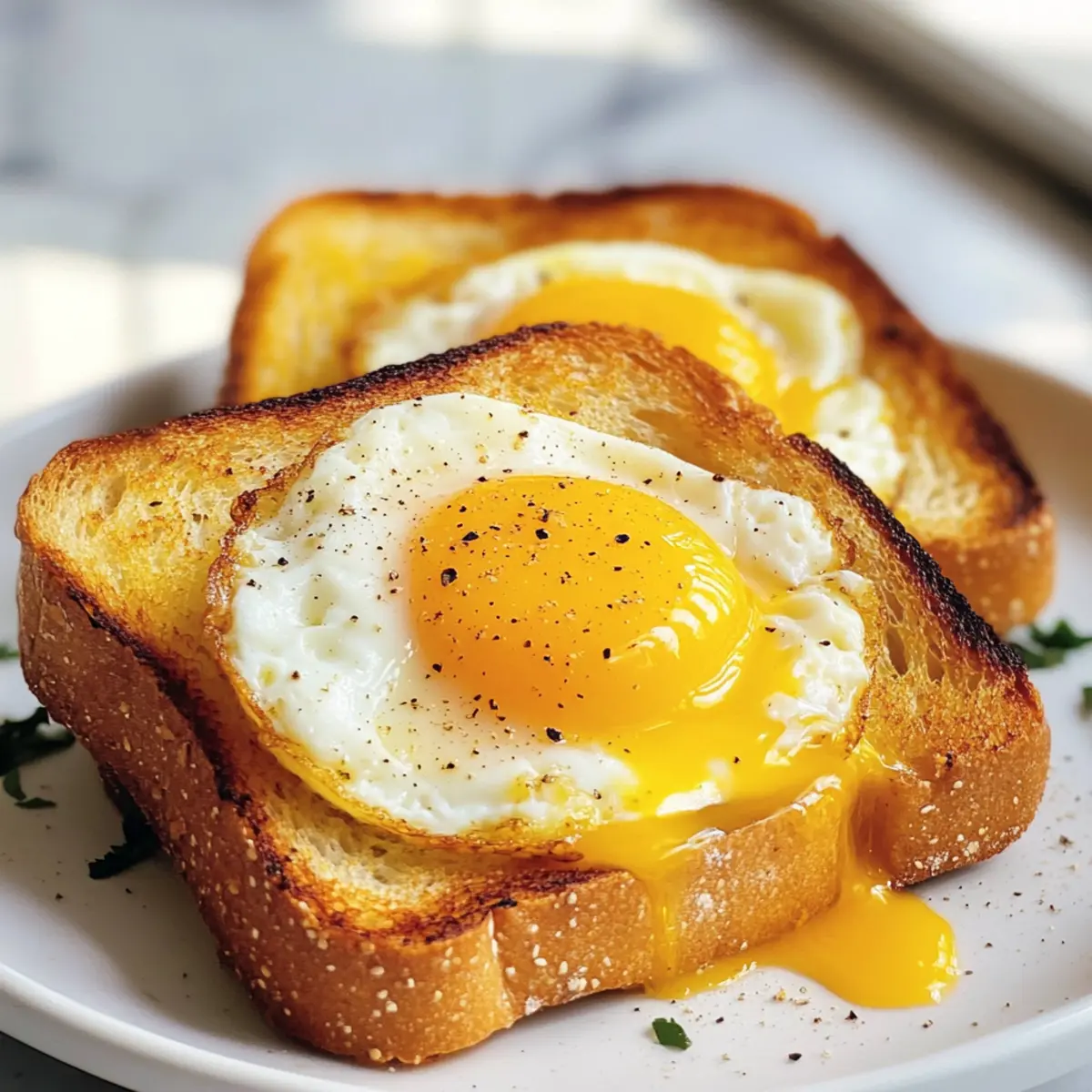 Luftfritteusen-Ei-Toast in 10 Minuten zubereiten