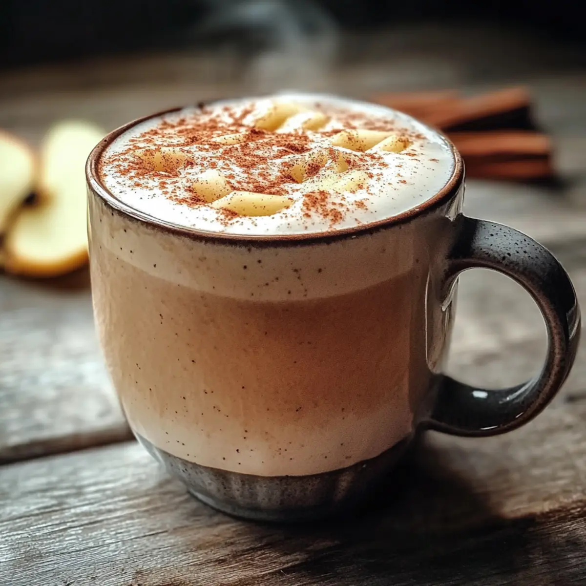 Apfel Chai Latte für gemütliche Herbsttage