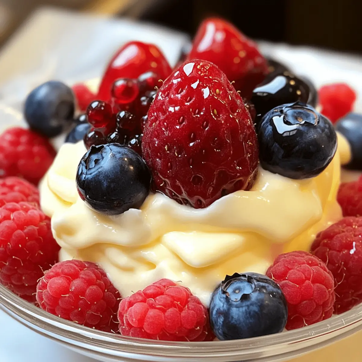 Bayerische Creme und Beeren - Das perfekte Sommerdessert