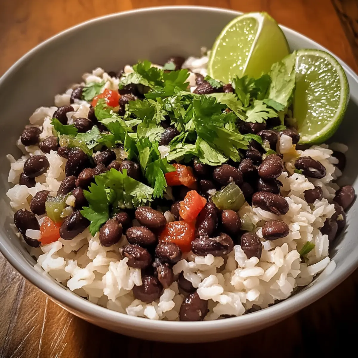 Schwarze Bohnen und Reis - Ein schnelles, gesundes Gericht