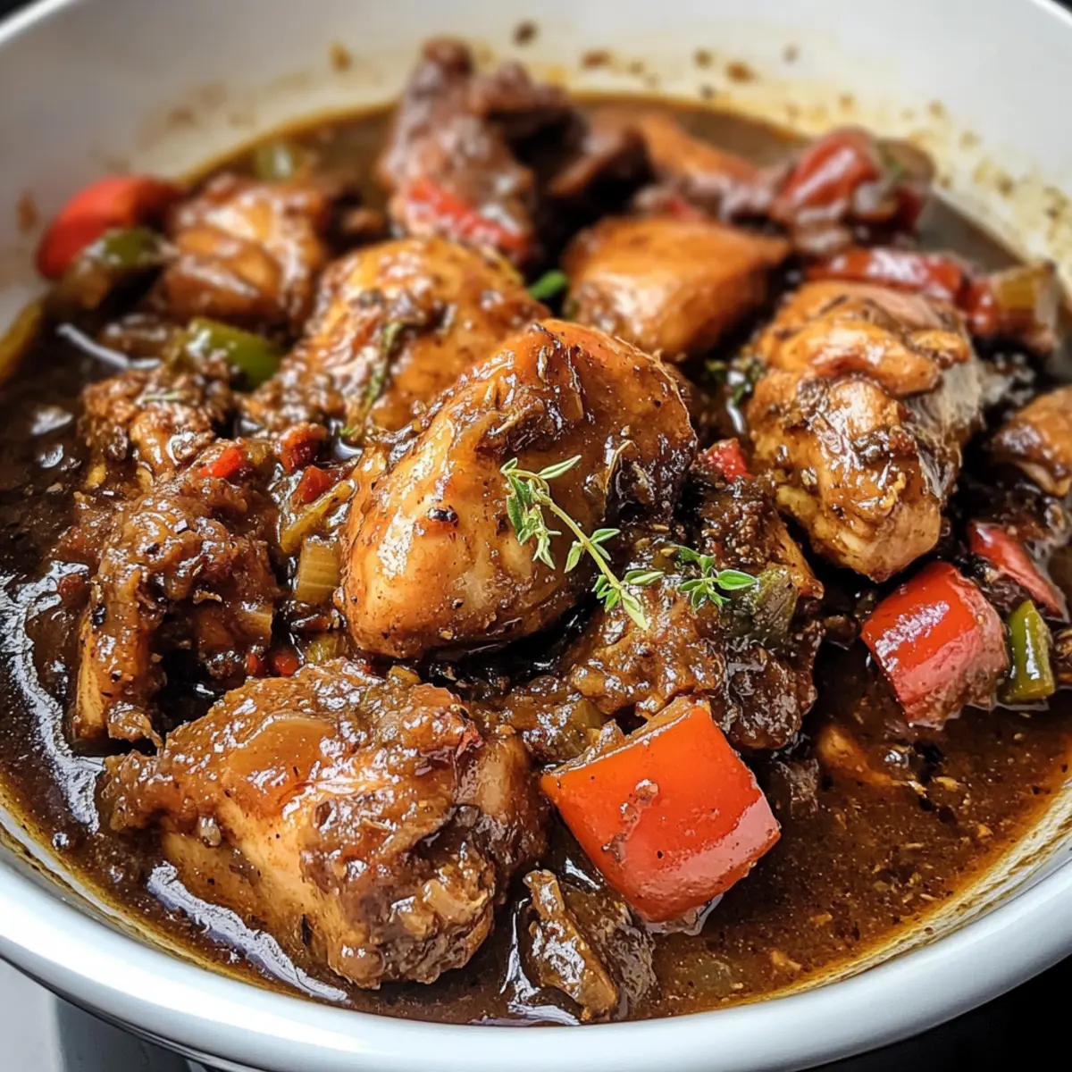 Braunes Eintopf-Hühnchen für echte Genussmomente