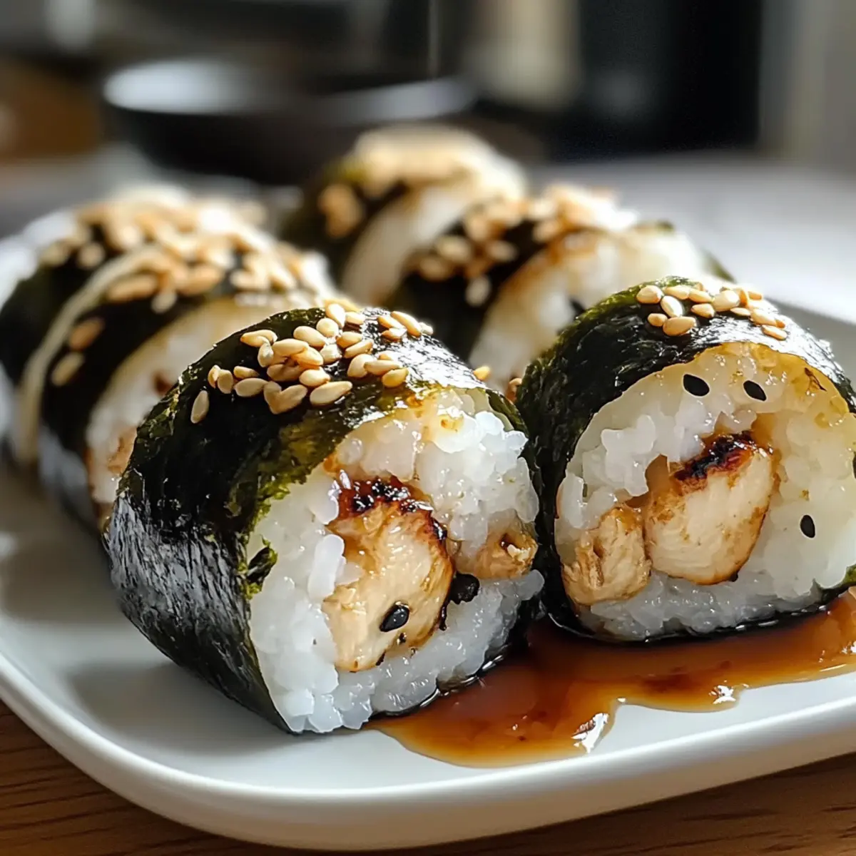 Hühnchen Onigiri: Die perfekte japanische Reis-Bombe