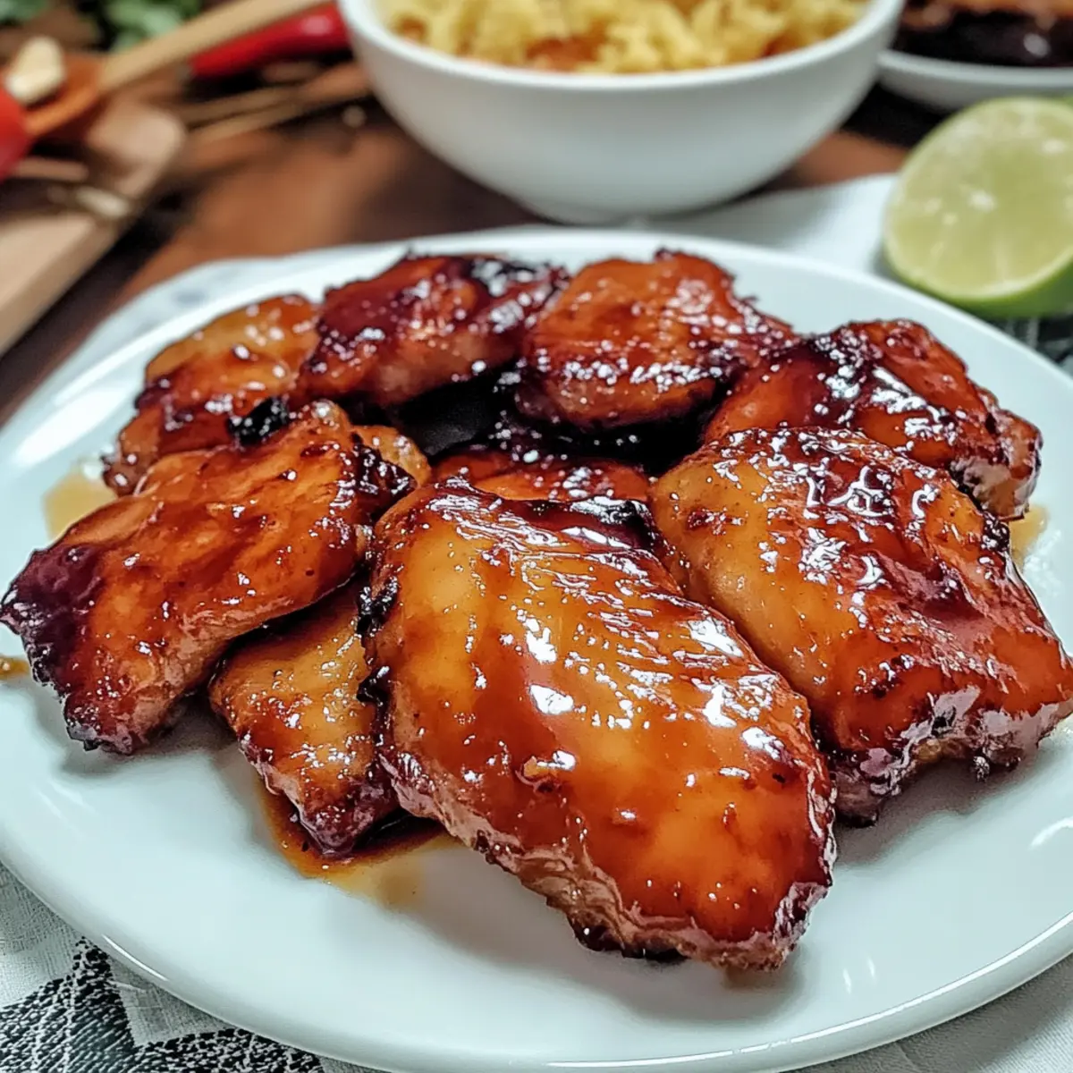 Hühnchen Tocino: Süßes Frühstücksvergnügen