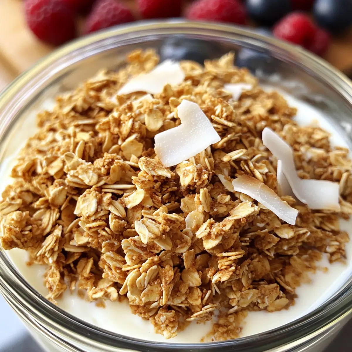 Kokosnuss-Granola für köstliche Frühstücksmomente