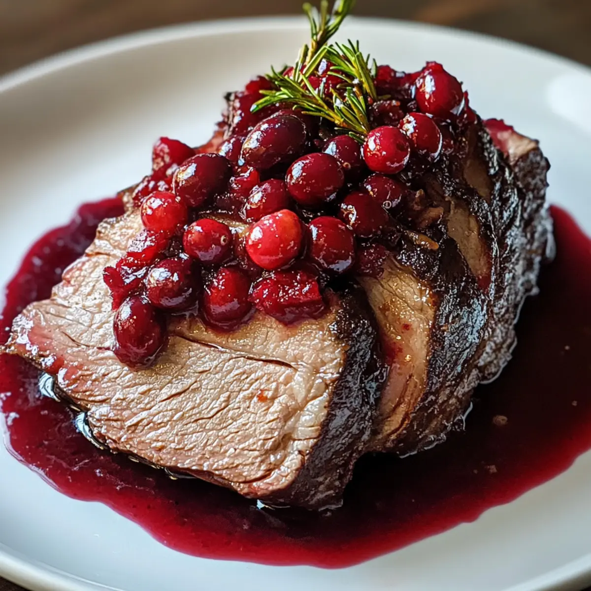 Cranberry-Rinderbraten für Festliche Anlässe