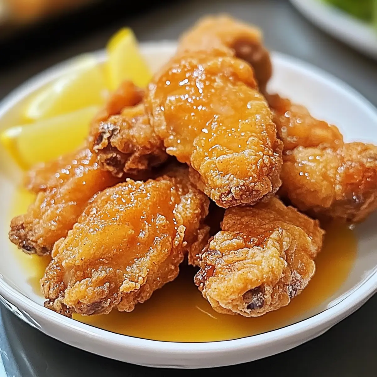 Knuspriges Japanisches Frittierte Hähnchen zum Verlieben