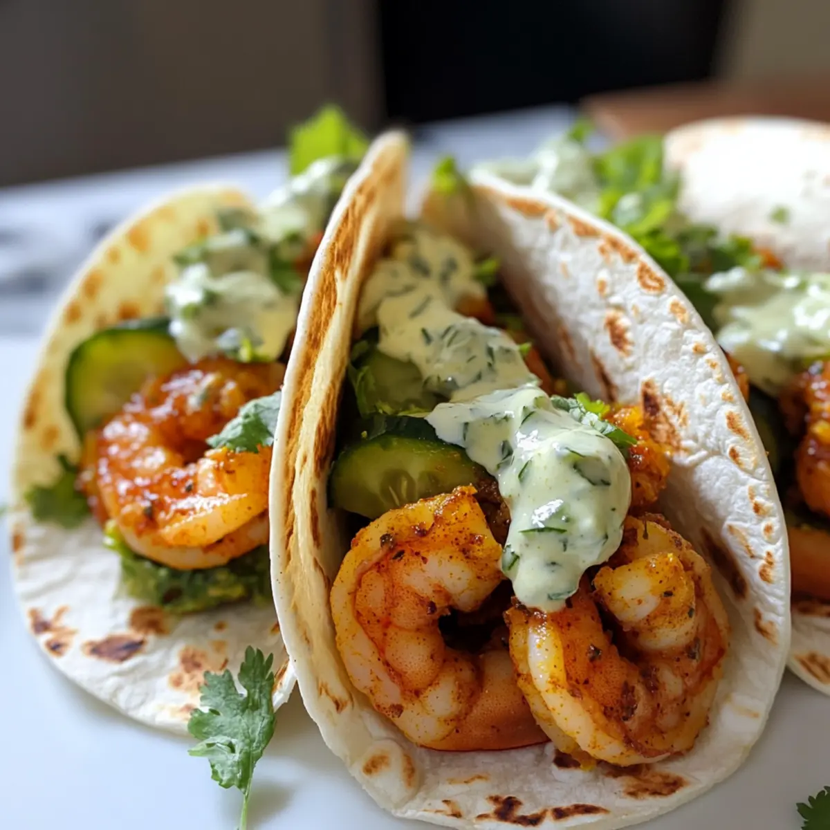 Curry Garnelen Tacos in nur 30 Minuten genießen