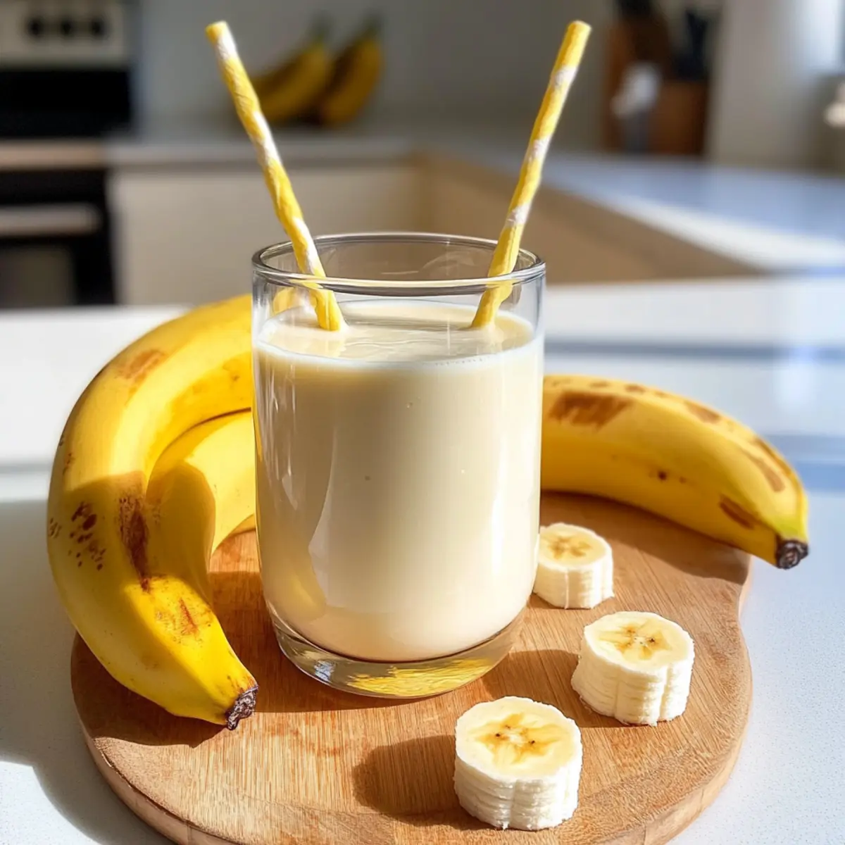 Einfache 4-Zutaten Koreanische Bananamilch genießen