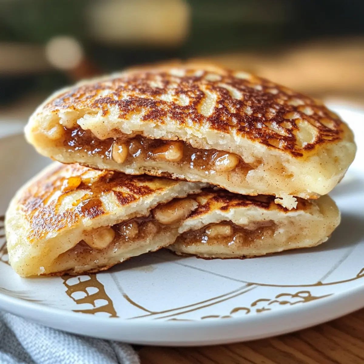 Hodduk: Korean Süßkartoffel-Pfannkuchen mit Zimtfüllung