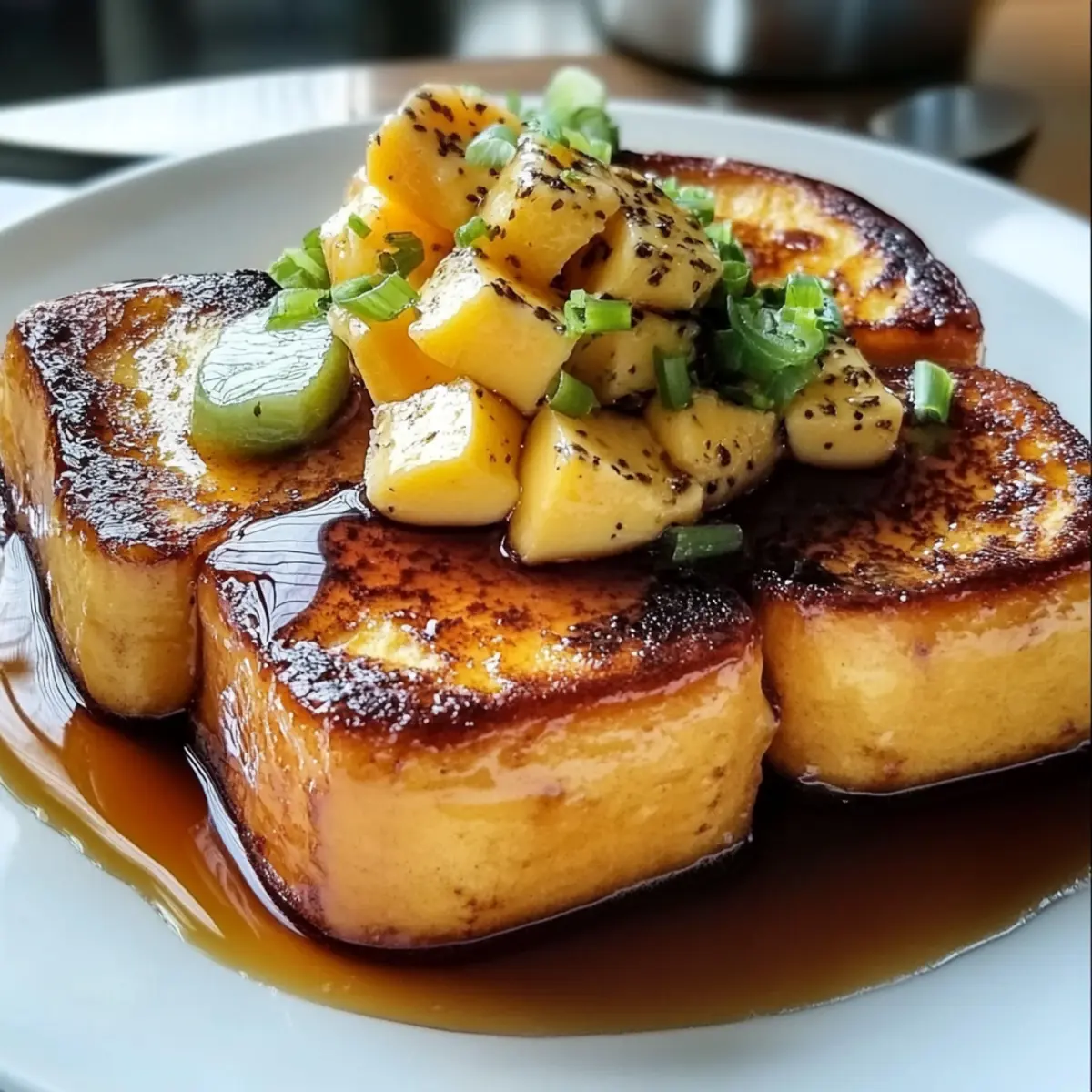 Genieße Japanischer Tamagoyaki-Französischer Toast