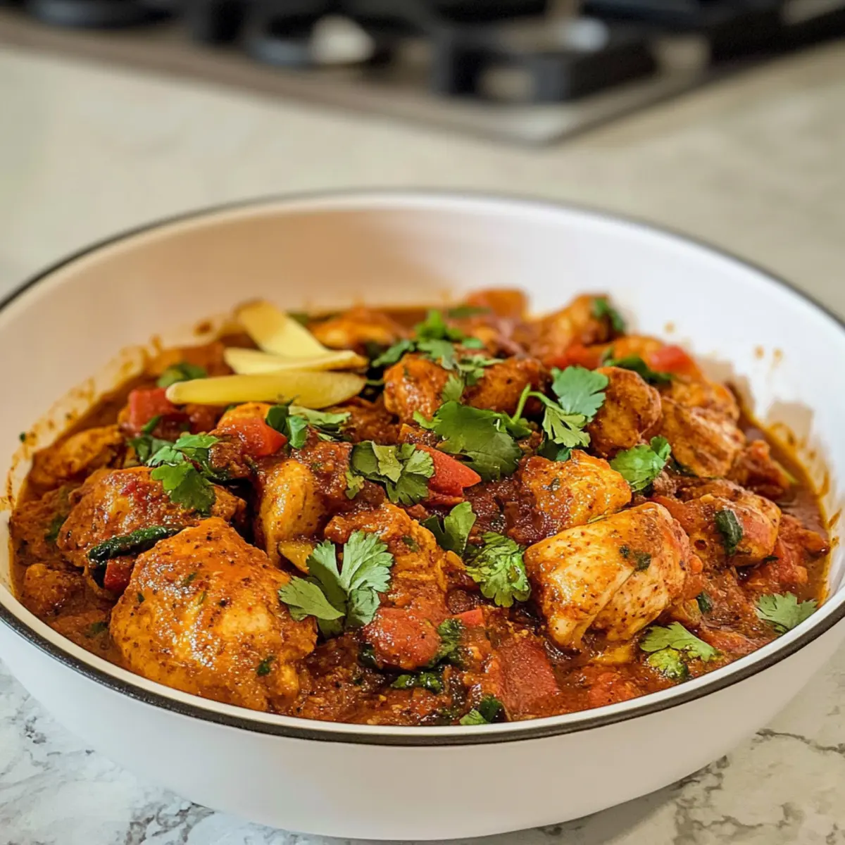 Kadai-Hühnchen: Schnelles und würziges Gericht