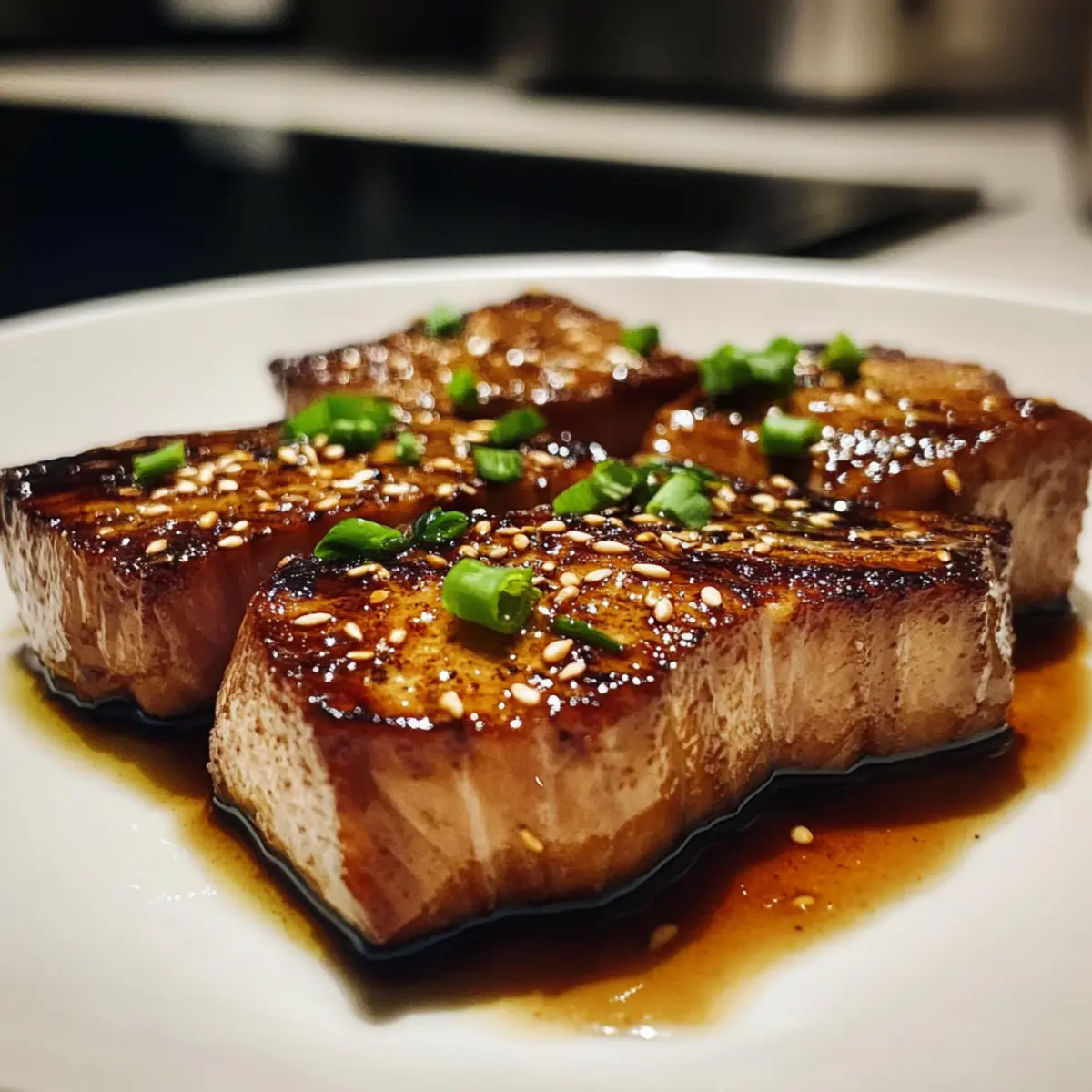 Marinade für Thunfischsteak in 30 Minuten