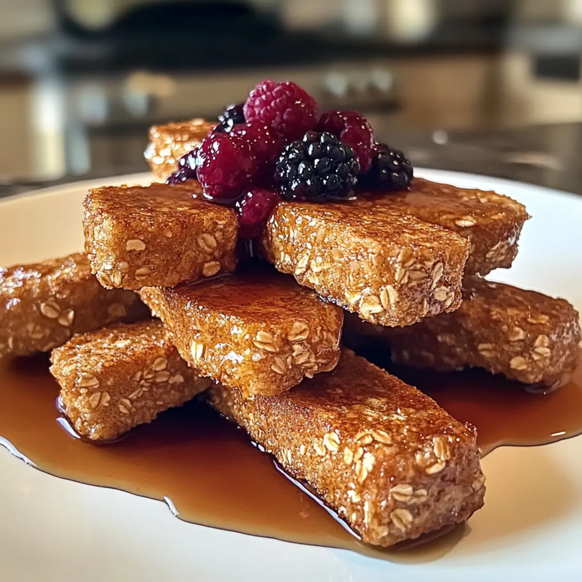 Hafer-Frühstücks Toaststäbchen für dein Friendsgiving