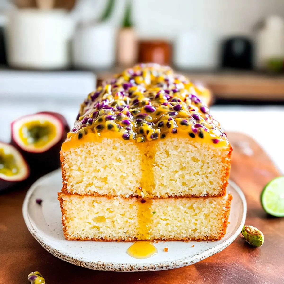 Genussvoller Passionsfruchtkuchen für jeden Tag