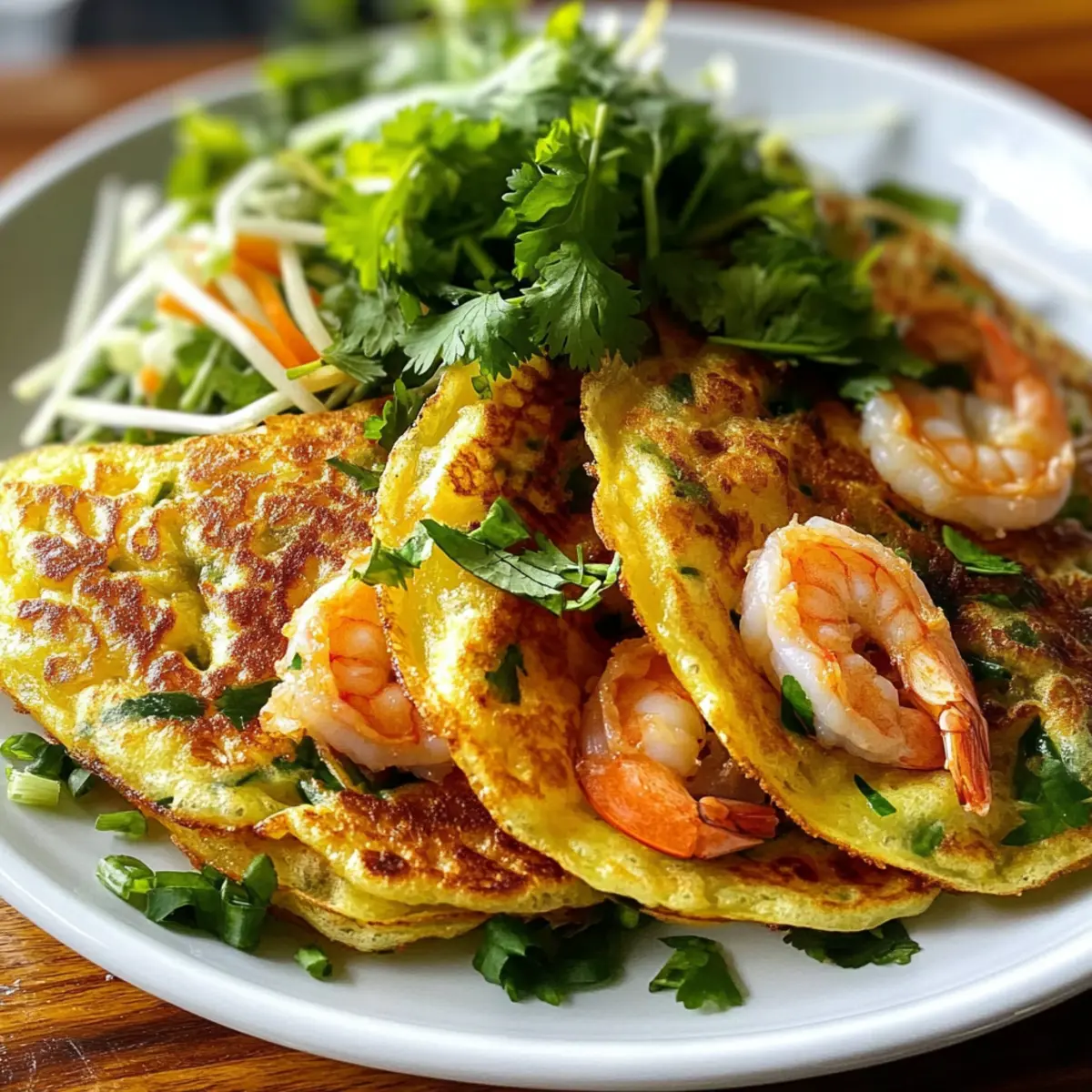 Pho-Stil Banh Xeo Pfannkuchen leicht gemacht