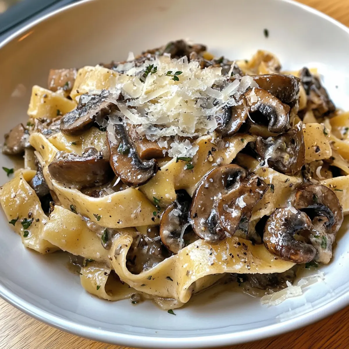 Portobello-Pilz-Pappardelle in 30 Minuten genießen
