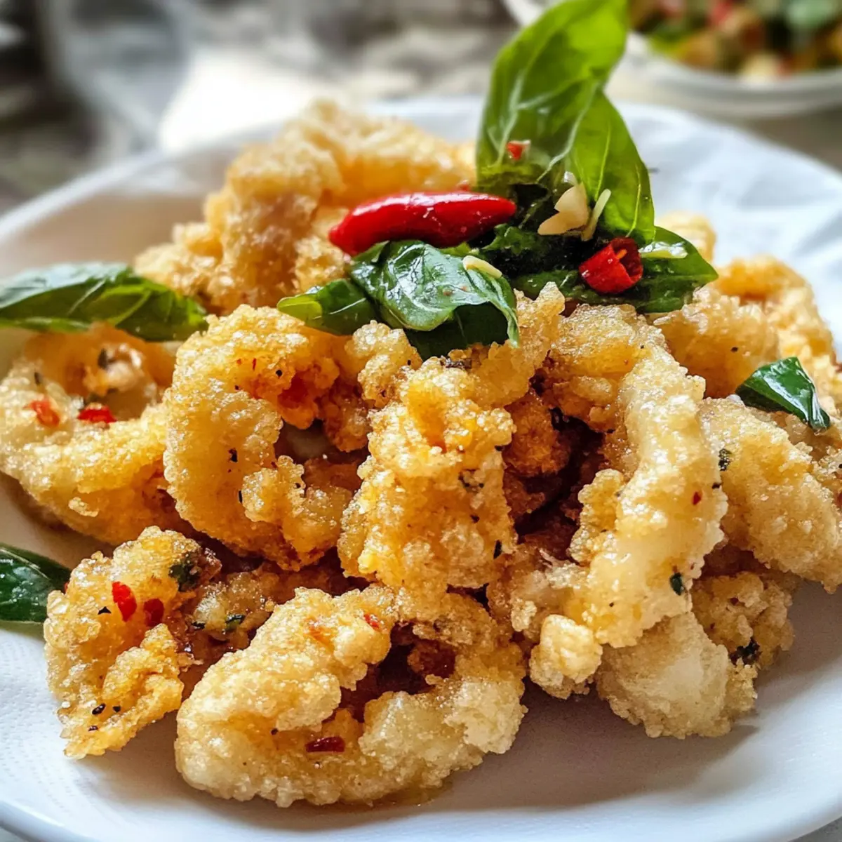 Krosser Salz und Pfeffer Tintenfisch für Zuhause