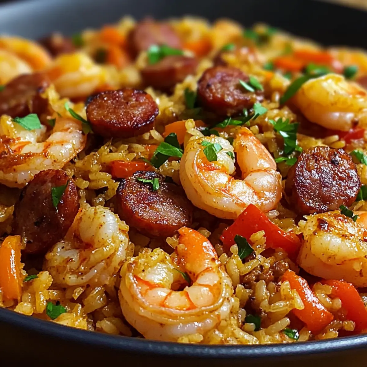 Garnelenwurst Dirty Rice – Einfach und Geschmackvoll