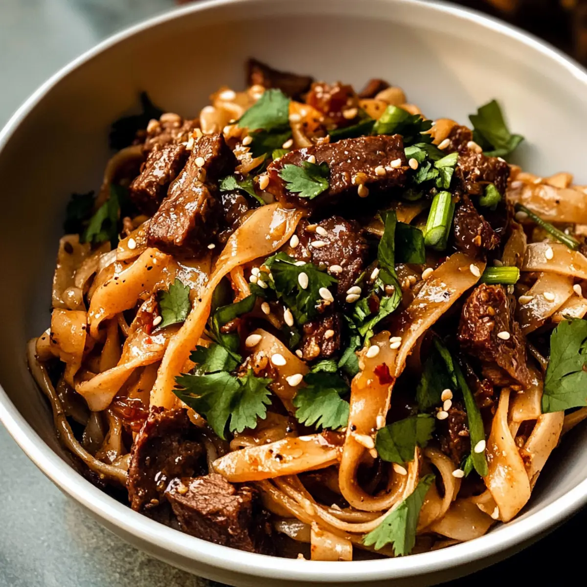 Würzige Kreuzkümmel-Lamm-Nudeln für Genießer