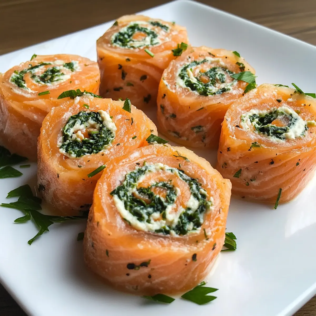 Gefüllte Lachs-Rollen: Eleganz für jeden Anlass