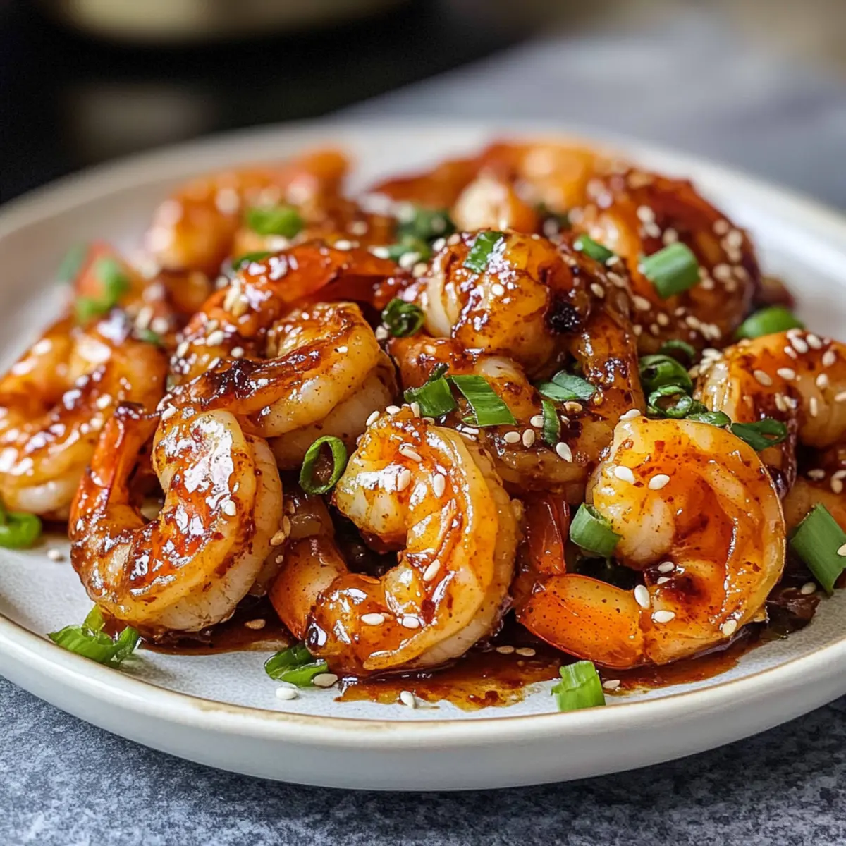 Süße & würzige Gochujang-Garnelen in 20 Minuten