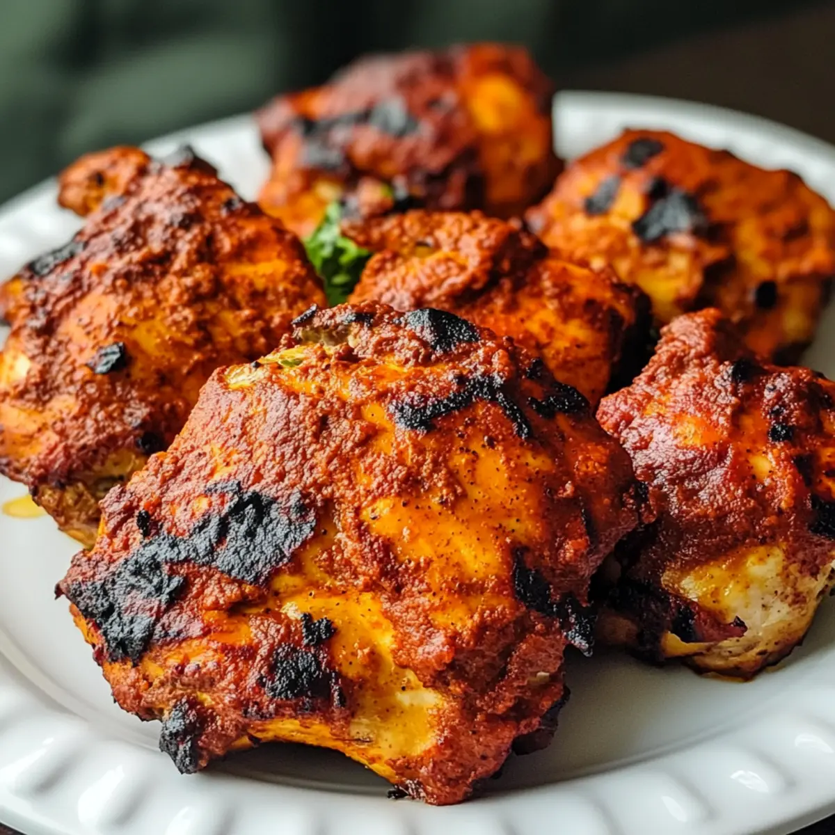 Keto Tandoori Hähnchen mit würziger Marinade