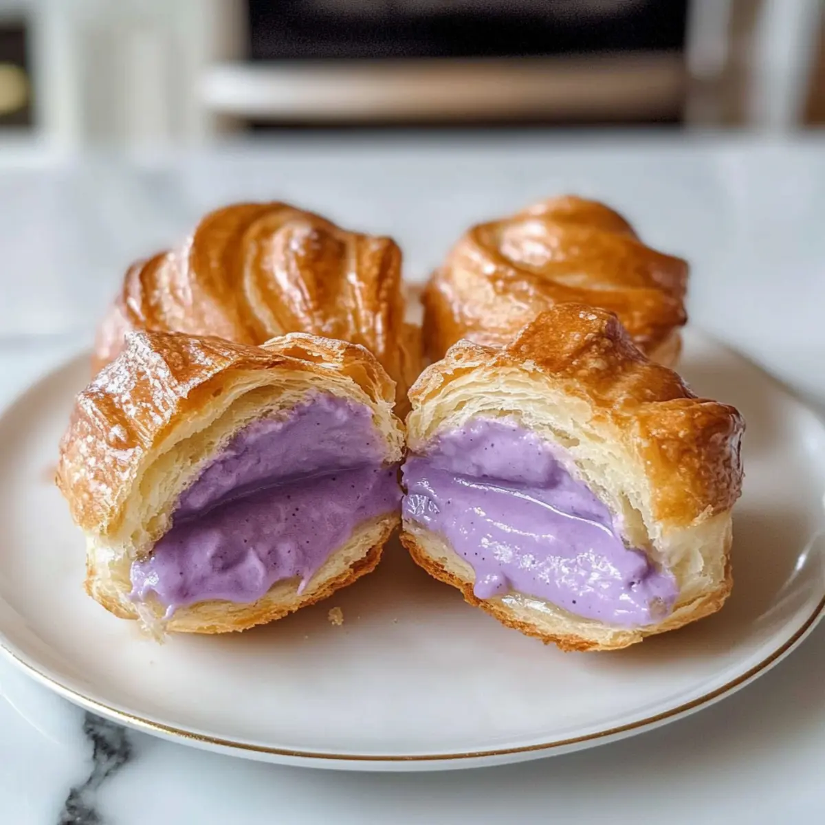 Ube-Creme-Puffs: Traumhafte Füllung entdecken