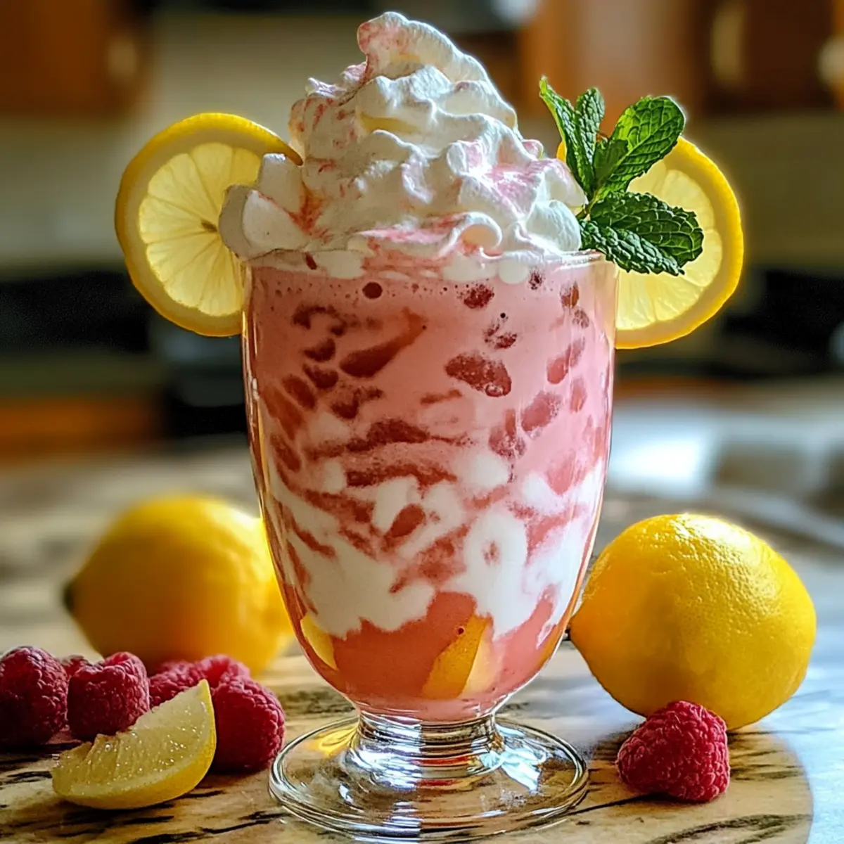 Schlagsahne Pinke Limonade für den perfekten Genuss