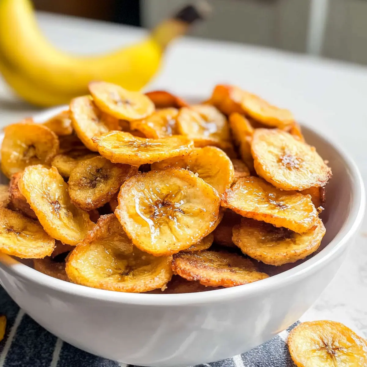 Luftfritteuse Bananenchips: Knuspriger Snack für Zwischendurch