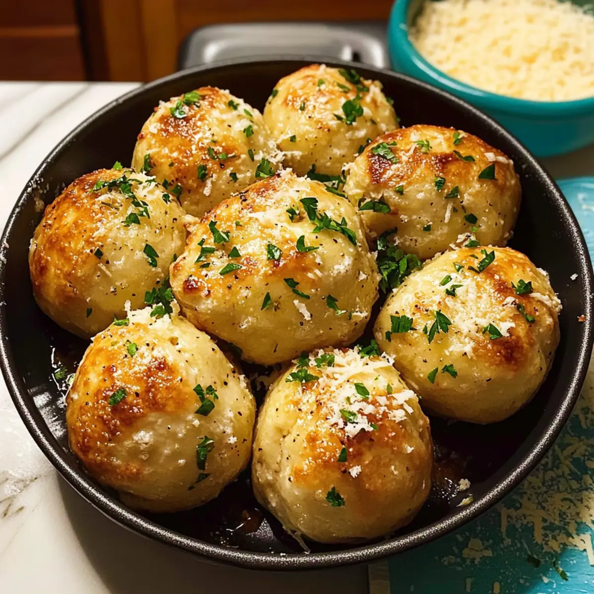 Heißluftfritteuse Knoblauchbrot ganz einfach selbst gemacht