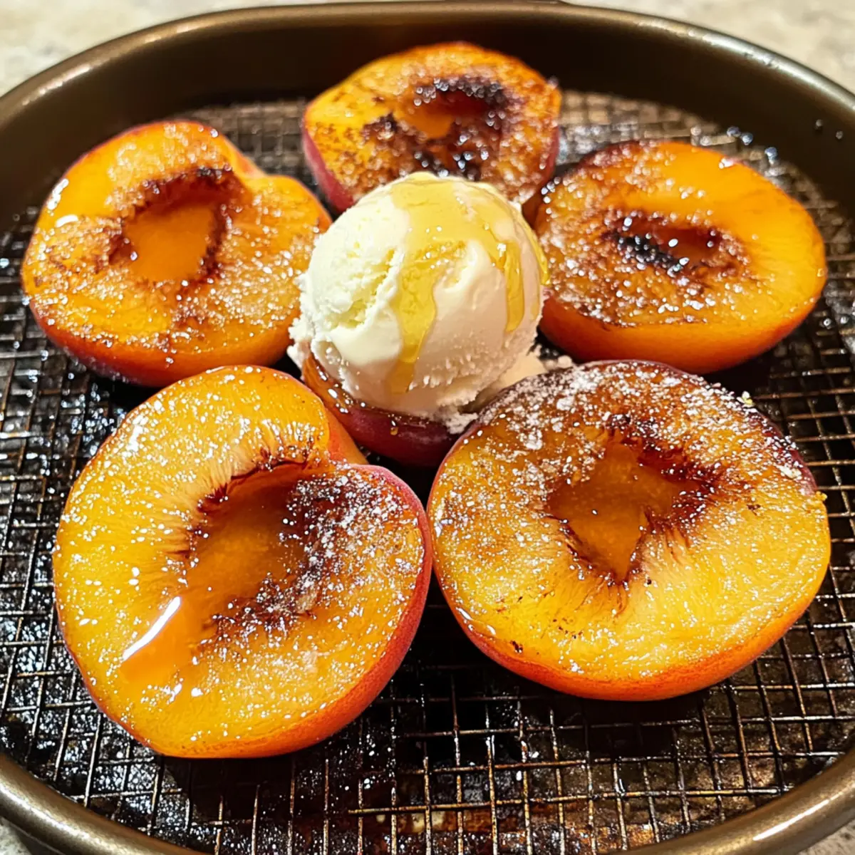 Luftfritteuse Pfirsiche für einen perfekten Sommergenuss