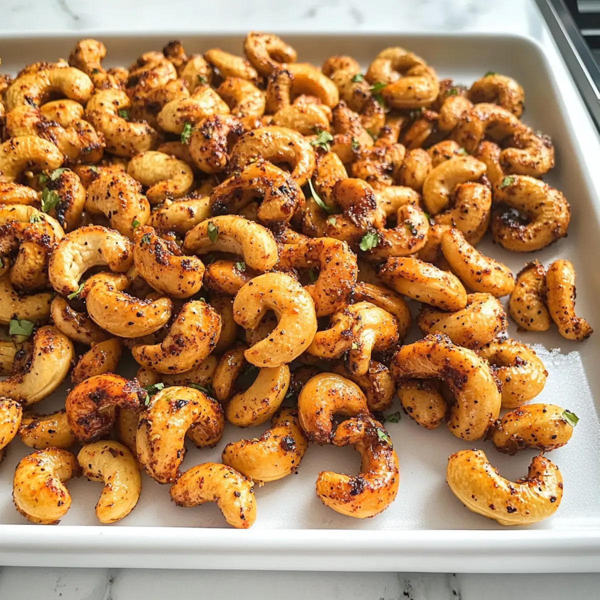 Chili-Limetten-Cashews für den perfekten Snack