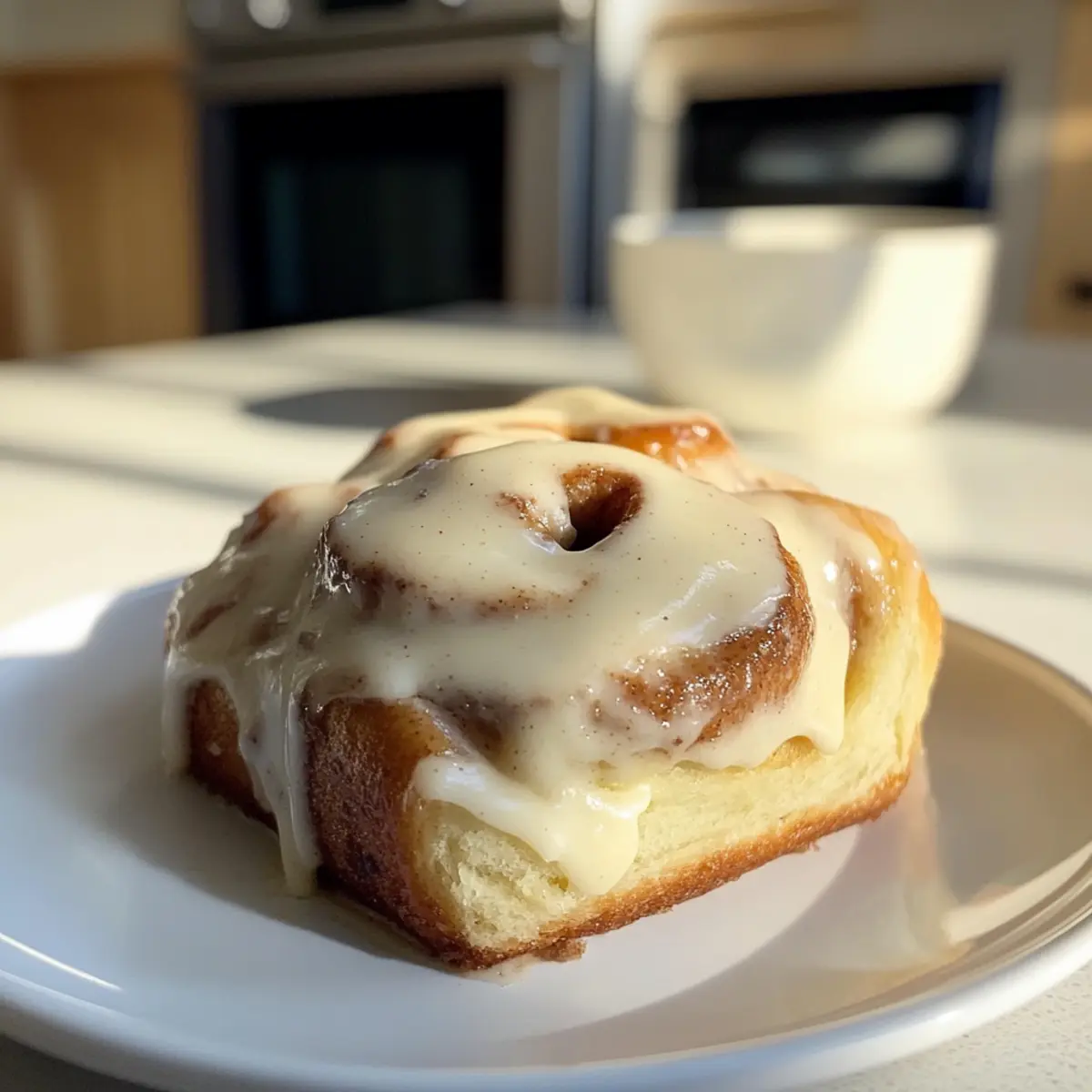 Gooey Zimtschnecken mit Frischkäseglasur